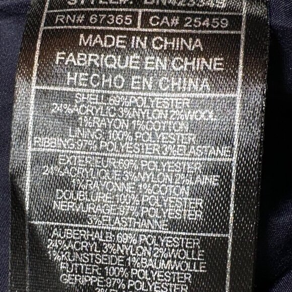 NWT Steve Madden L Plaid Longline Coat With Pockets & Ribbed Cuffs - Picture 13 of 14